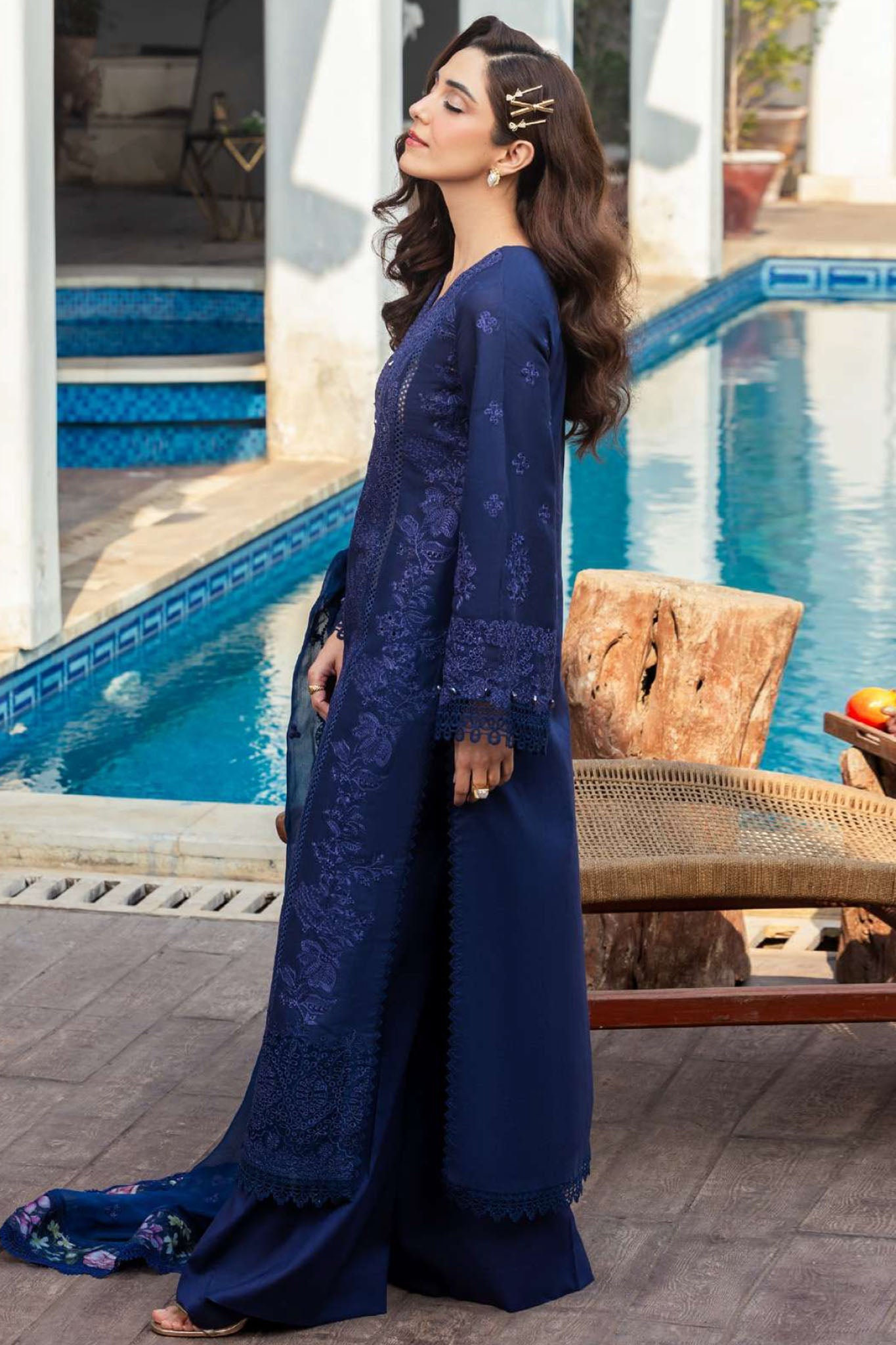 Motifz Unstitched 3 Piece Premium Emb Lawn Vol-02 Collection'2025-5330-Maelys