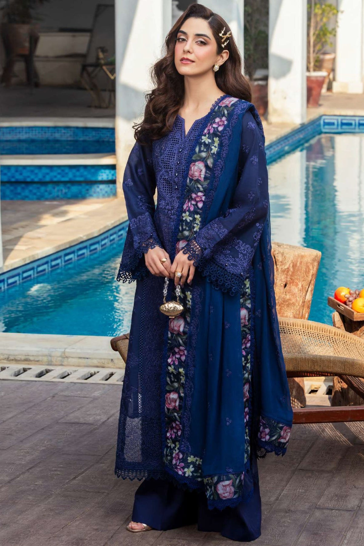 Motifz Unstitched 3 Piece Premium Emb Lawn Vol-02 Collection'2025-5330-Maelys