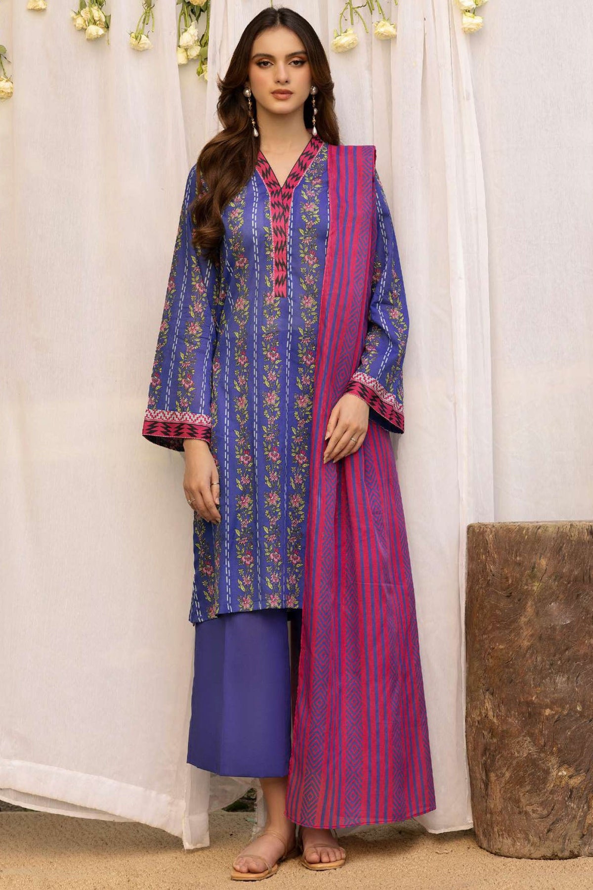 Rang By Motifz Unstitched 3 Piece Printed Lawn 3 Collection'2025-5357-Izaar
