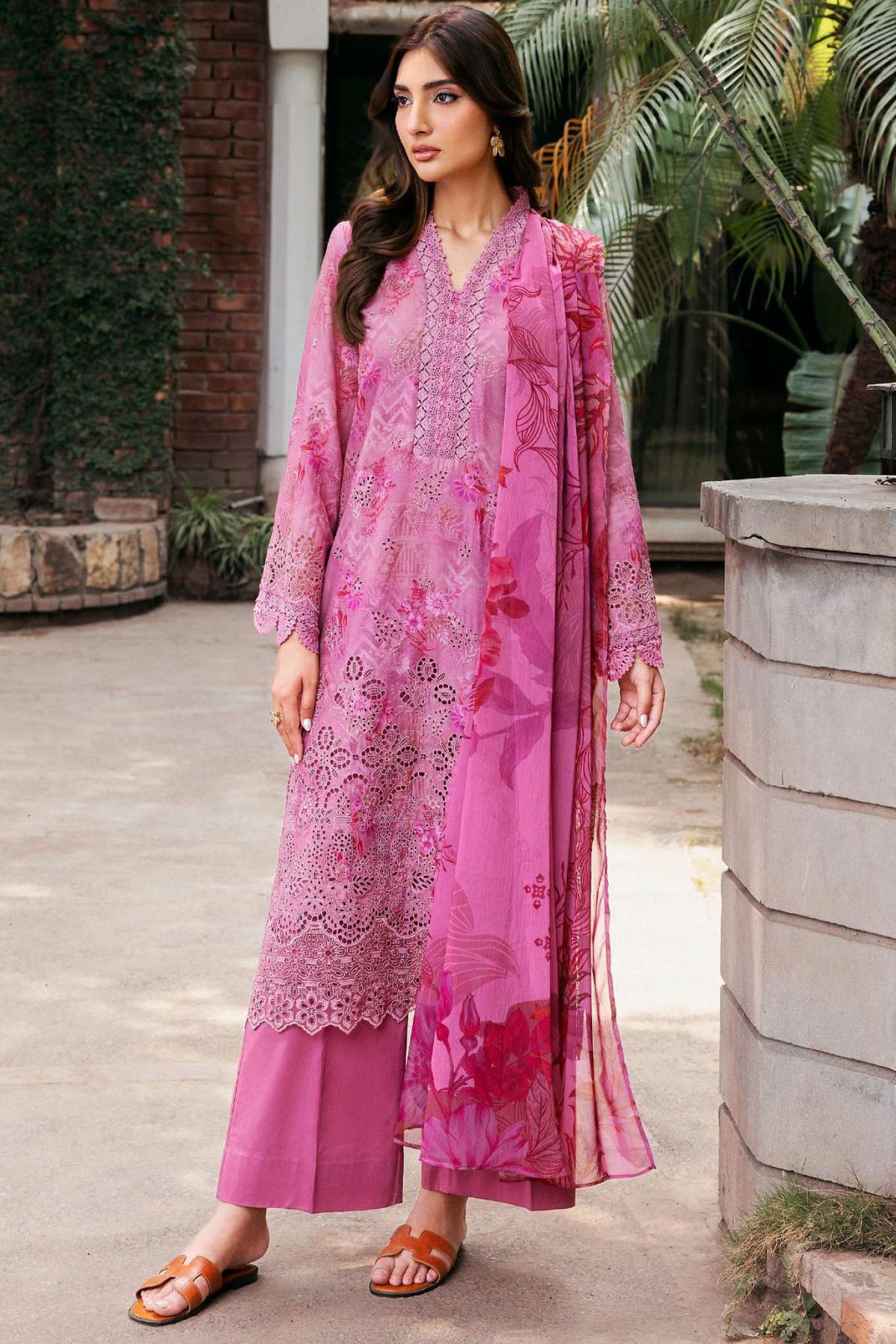 Amal By Motifz Unstitched 3 Piece Digital Printed Emb Lawn Vol-02 Collection'2025-5360-Aine
