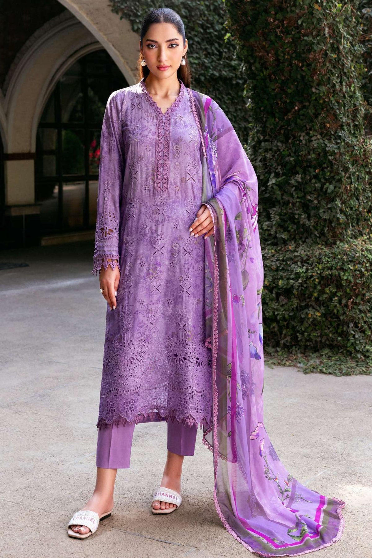 Amal By Motifz Unstitched 3 Piece Digital Printed Emb Lawn Vol-02 Collection'2025-5361-Elise