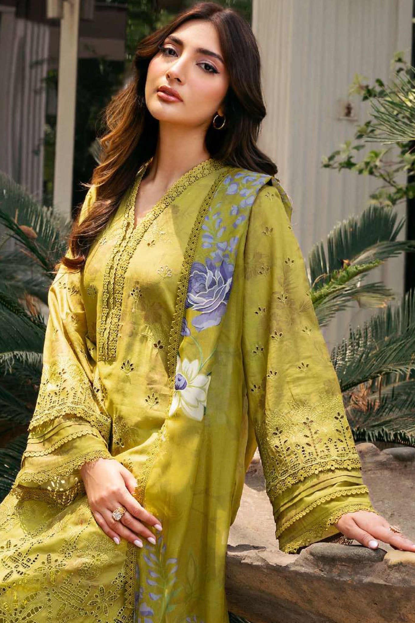 Amal By Motifz Unstitched 3 Piece Digital Printed Emb Lawn Vol-02 Collection'2025-5363-Nessa