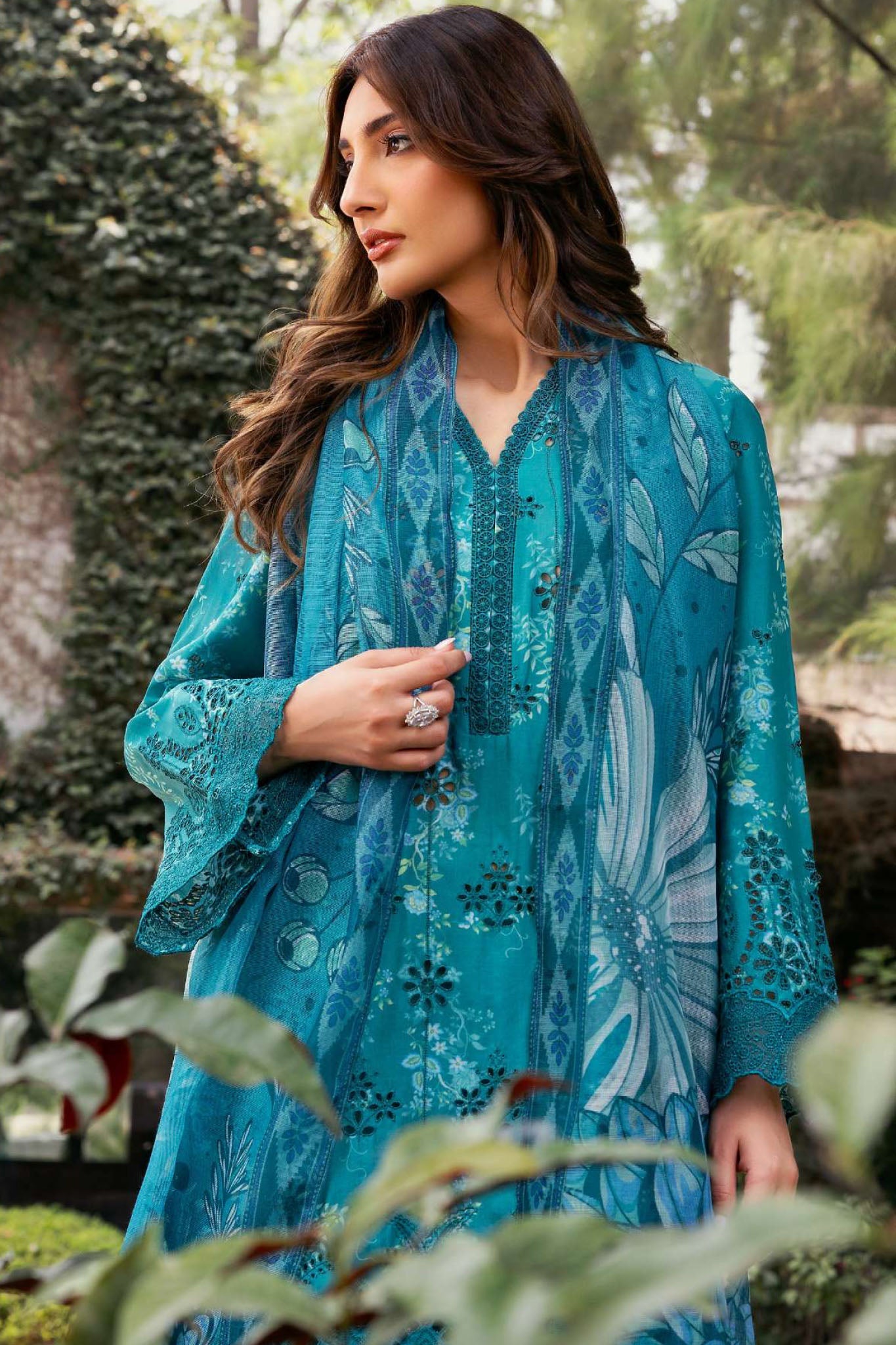 Amal By Motifz Unstitched 3 Piece Digital Printed Emb Lawn Vol-02 Collection'2025-5366-Brynlee