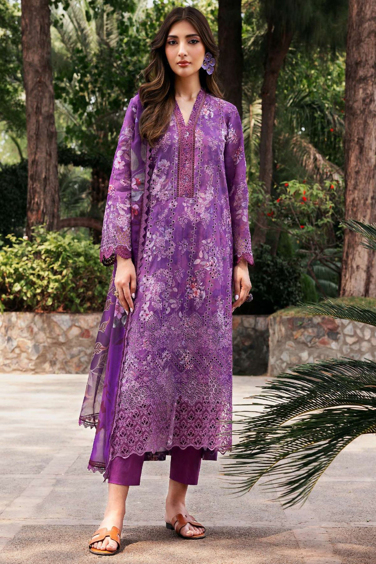 Amal By Motifz Unstitched 3 Piece Digital Printed Emb Lawn Vol-02 Collection'2025-5367-Stella