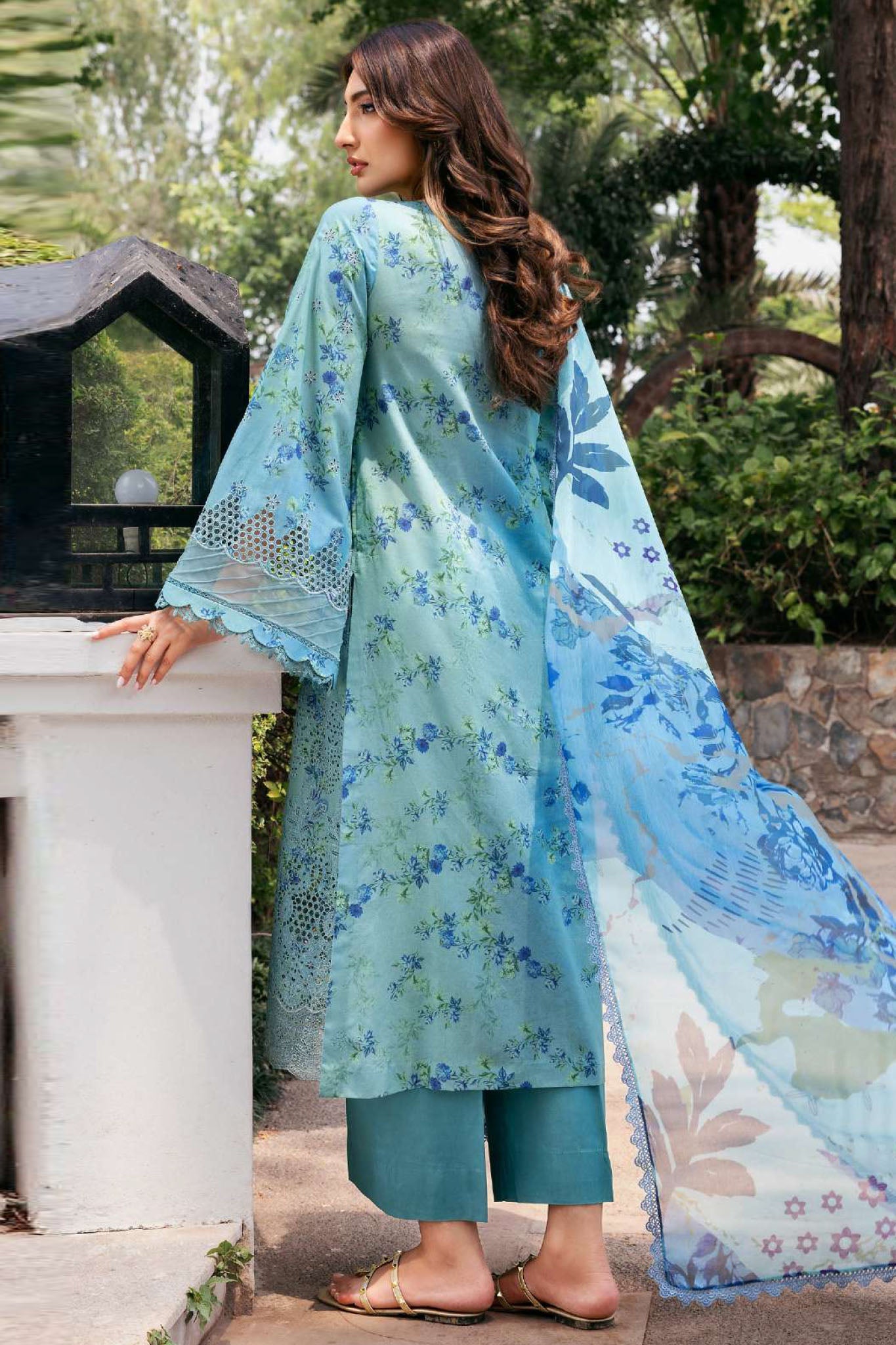 Amal By Motifz Unstitched 3 Piece Digital Printed Emb Lawn Vol-02 Collection'2025-5368-Opal