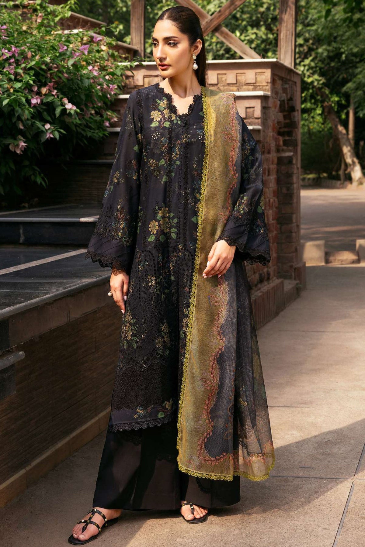 Amal By Motifz Unstitched 3 Piece Digital Printed Emb Lawn Vol-02 Collection'2025-5369-Jullina
