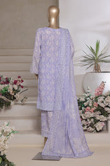 Aashkaar By HZ Stitched 3 Piece Emb Cotton Lawn Vol-07 Collection'2025-LPE-542