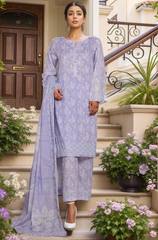 Aashkaar By HZ Stitched 3 Piece Emb Cotton Lawn Vol-07 Collection'2025-LPE-542