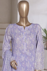 Aashkaar By HZ Stitched 3 Piece Emb Cotton Lawn Vol-07 Collection'2025-LPE-542