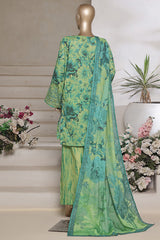 Aashkaar By HZ Stitched 3 Piece Emb Cotton Lawn Vol-07 Collection'2025-LPE-543