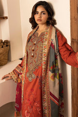Umang By Motifz Unstitched 3 Piece Digital Printed Emb Lawn Collection'2025-5473-BRENNA