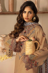 Umang By Motifz Unstitched 3 Piece Digital Printed Emb Lawn Collection'2025-5474-Ara