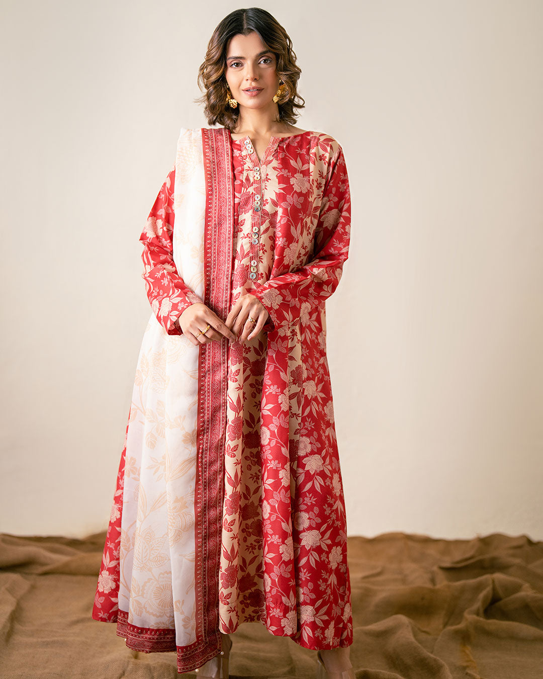Ayla Studio Stitched Living Coral