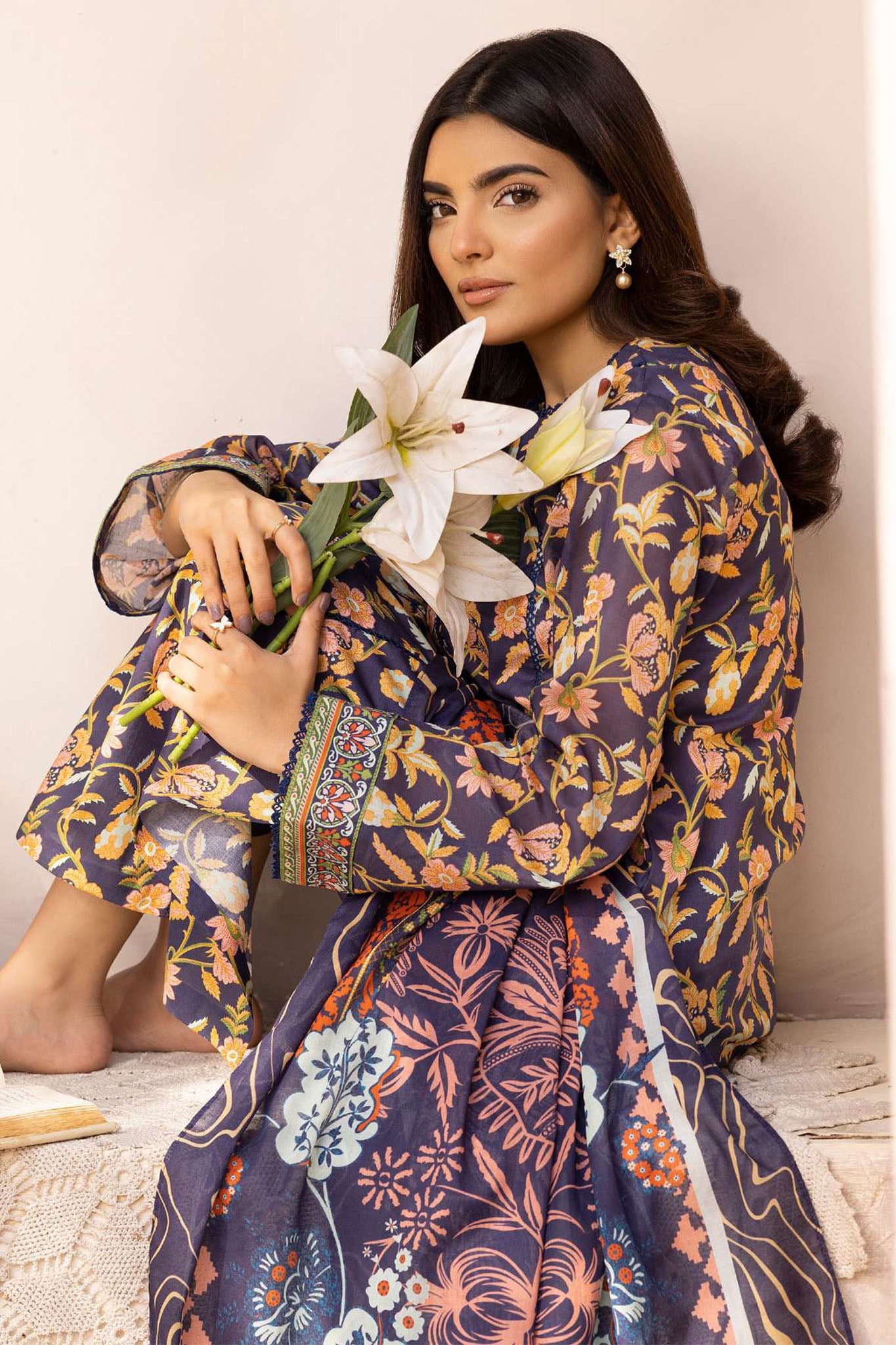 Rang By Motifz Unstitched 3 Piece Printed Lawn Collection'2025-5512-Eyleen