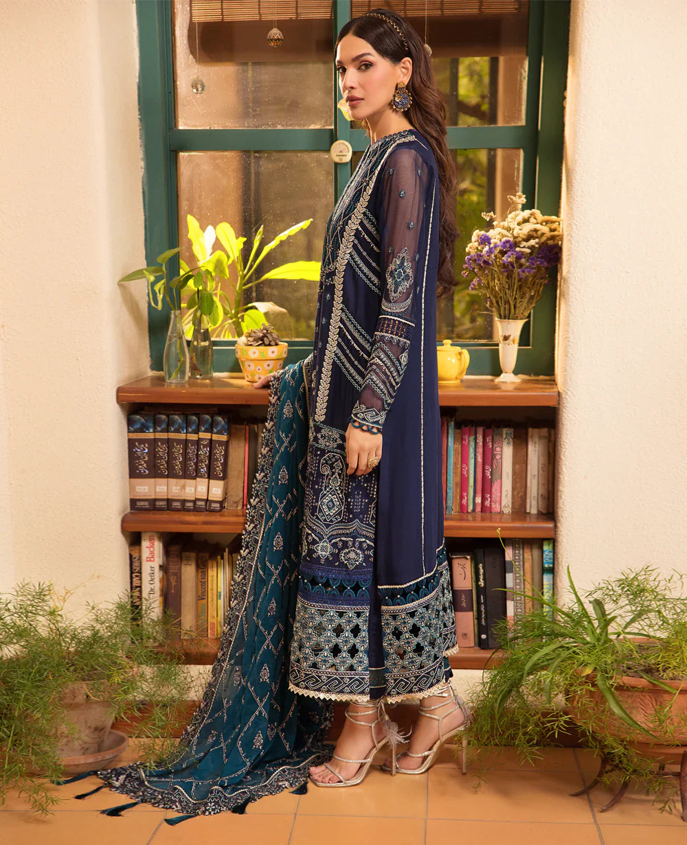 La Mode by Xenia Unstitched 3 Piece Luxury Formal Collection'2023-04-Celeste