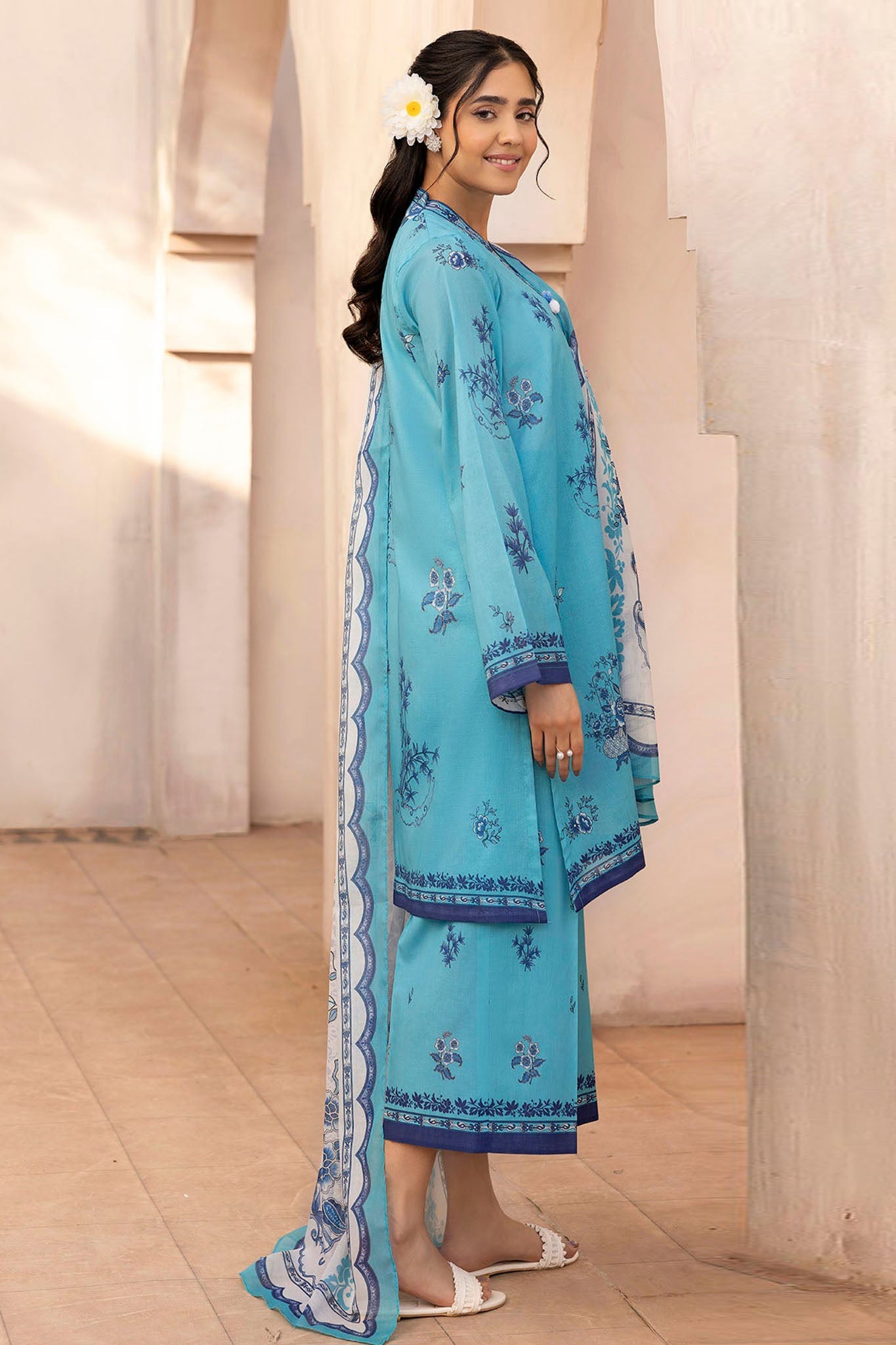 Rang By Motifz Unstitched 3 Piece Printed Lawn 2 Collection'2025-5523-ELECTRA