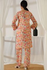 Aizal Stitched Embroidered Co Ords Collection'2025-ACO-554-Mustard