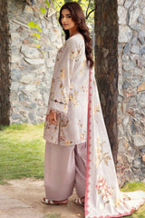 Umang By Motifz Unstitched 3 Piece Digital Printed Emb Lawn 3 Collection'2025-5569-Voilet
