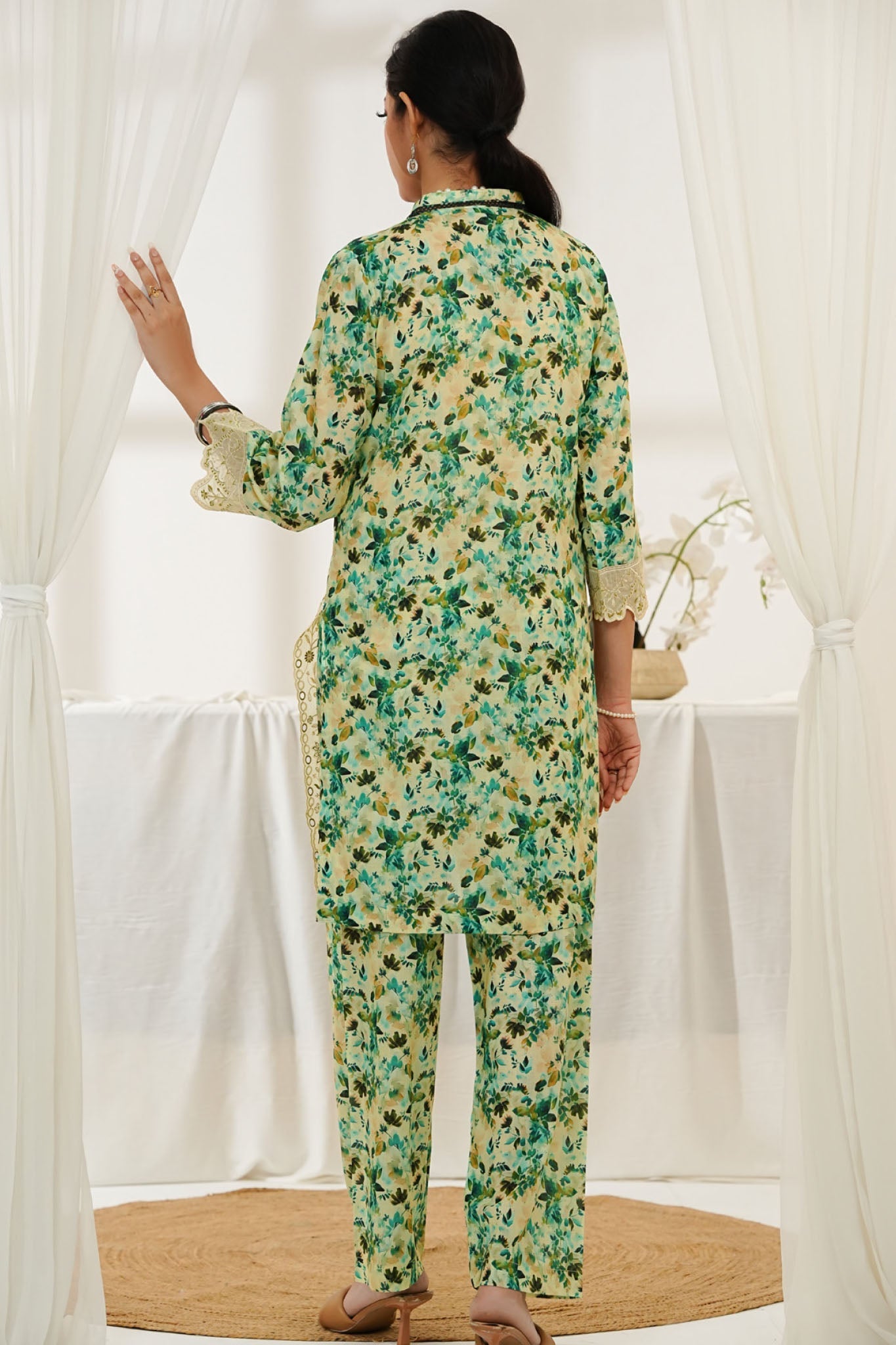 Aizal Stitched Embroidered Co Ords Collection'2025-ACO-569-Pista