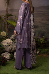 Printskari By Adan's Libas 3 Piece Unstitched Emb Lawn Collection'2024-AL-05
