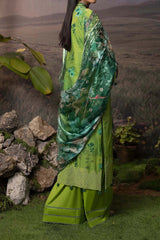 Printskari By Adan's Libas 3 Piece Unstitched Emb Lawn Collection'2024-AL-08