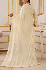 Mahveen By Pak Fabrics Stitched 3 Piece Chikankari Slub Lawn Collection'2025-CL-577