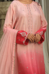 Najia Zia Stitched Luxury Pret Collection-Mulberry With Dupatta
