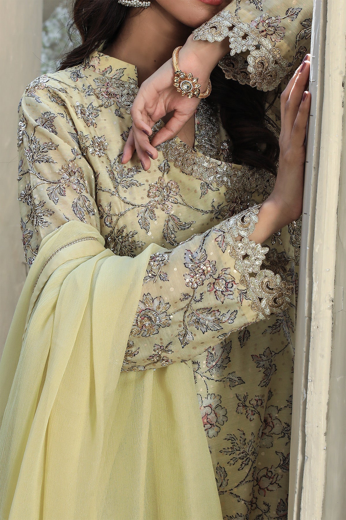 Najia Zia Stitched Luxury Pret Collection-Amber