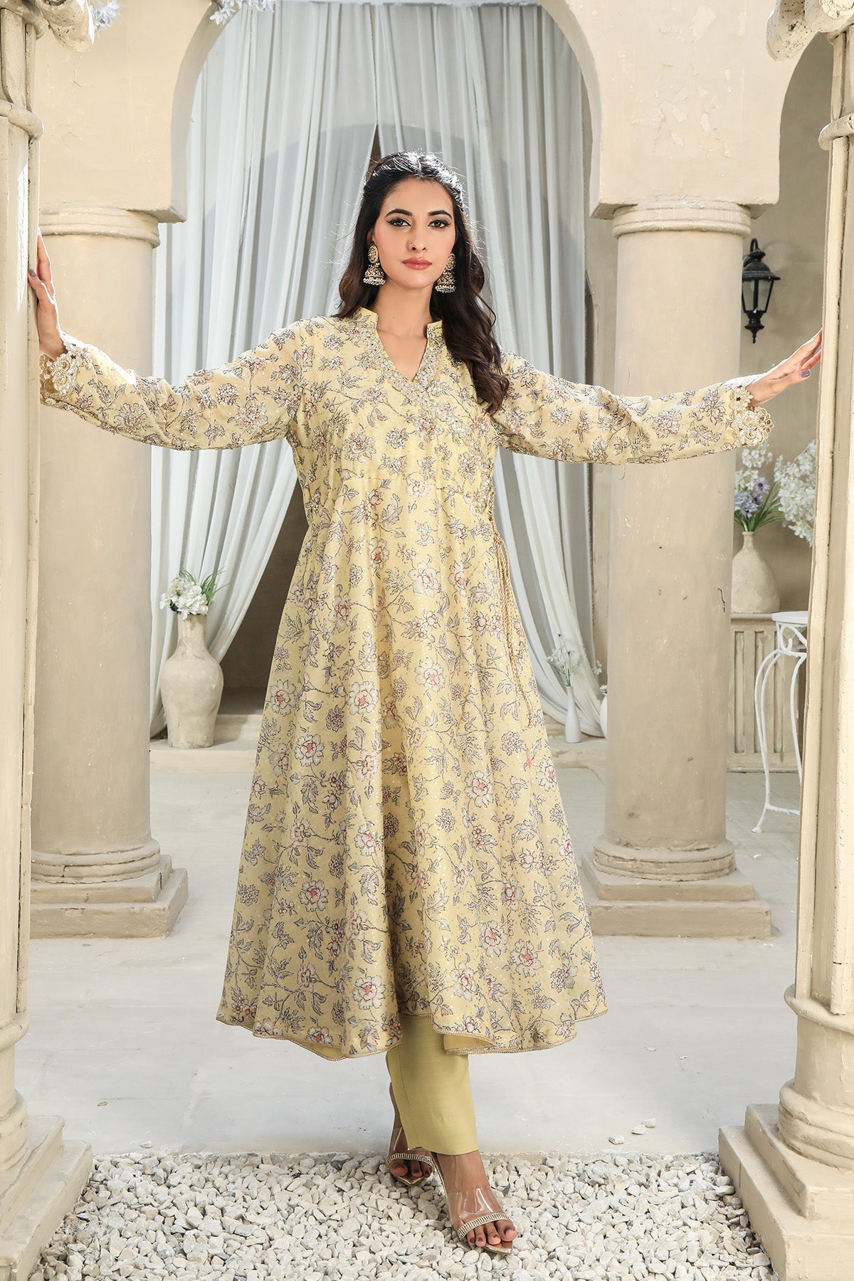 Najia Zia Stitched Luxury Pret Collection-Amber