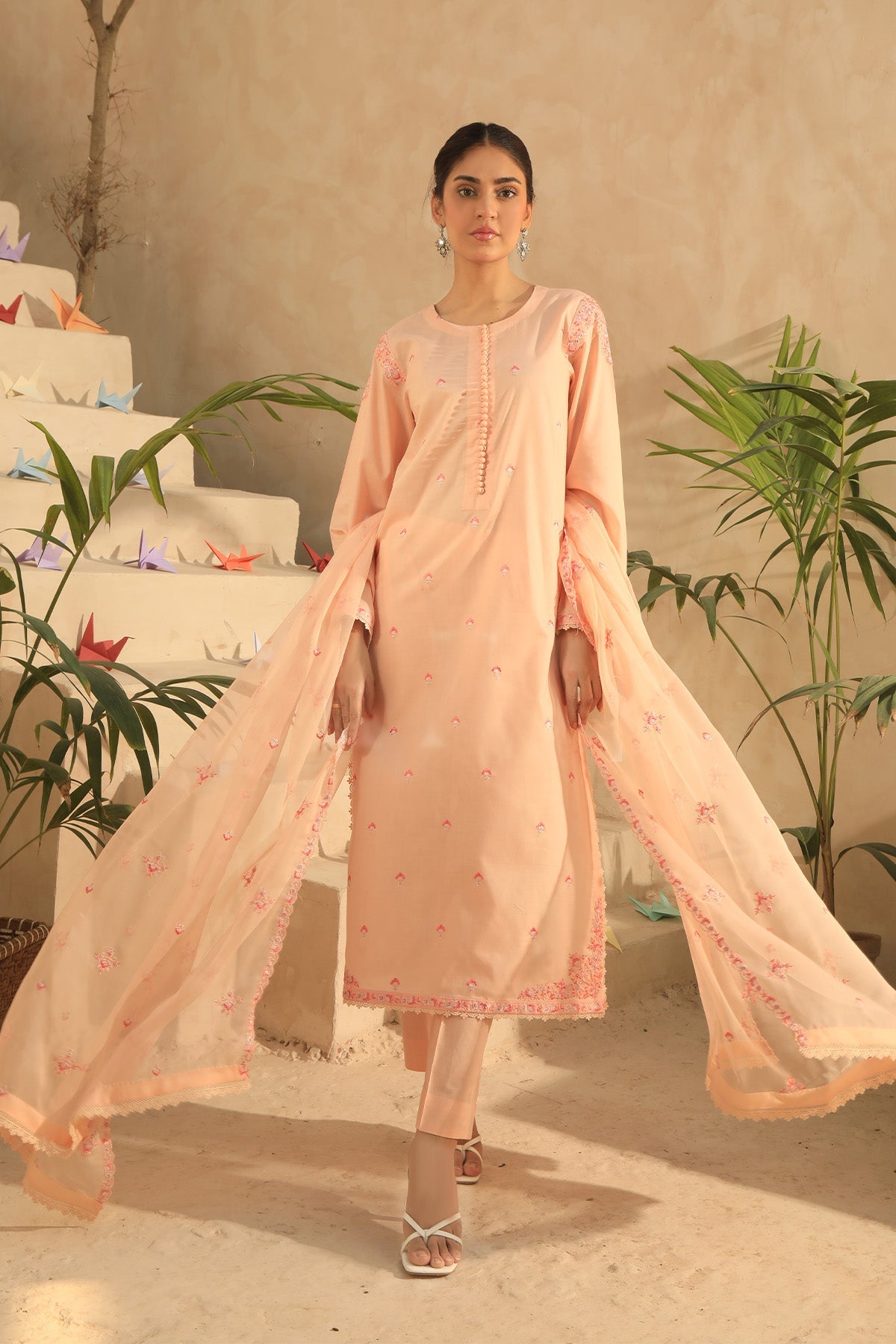 Najia Zia Unstitched 3 Piece Emb Lawn Collection'2025-Wonder
