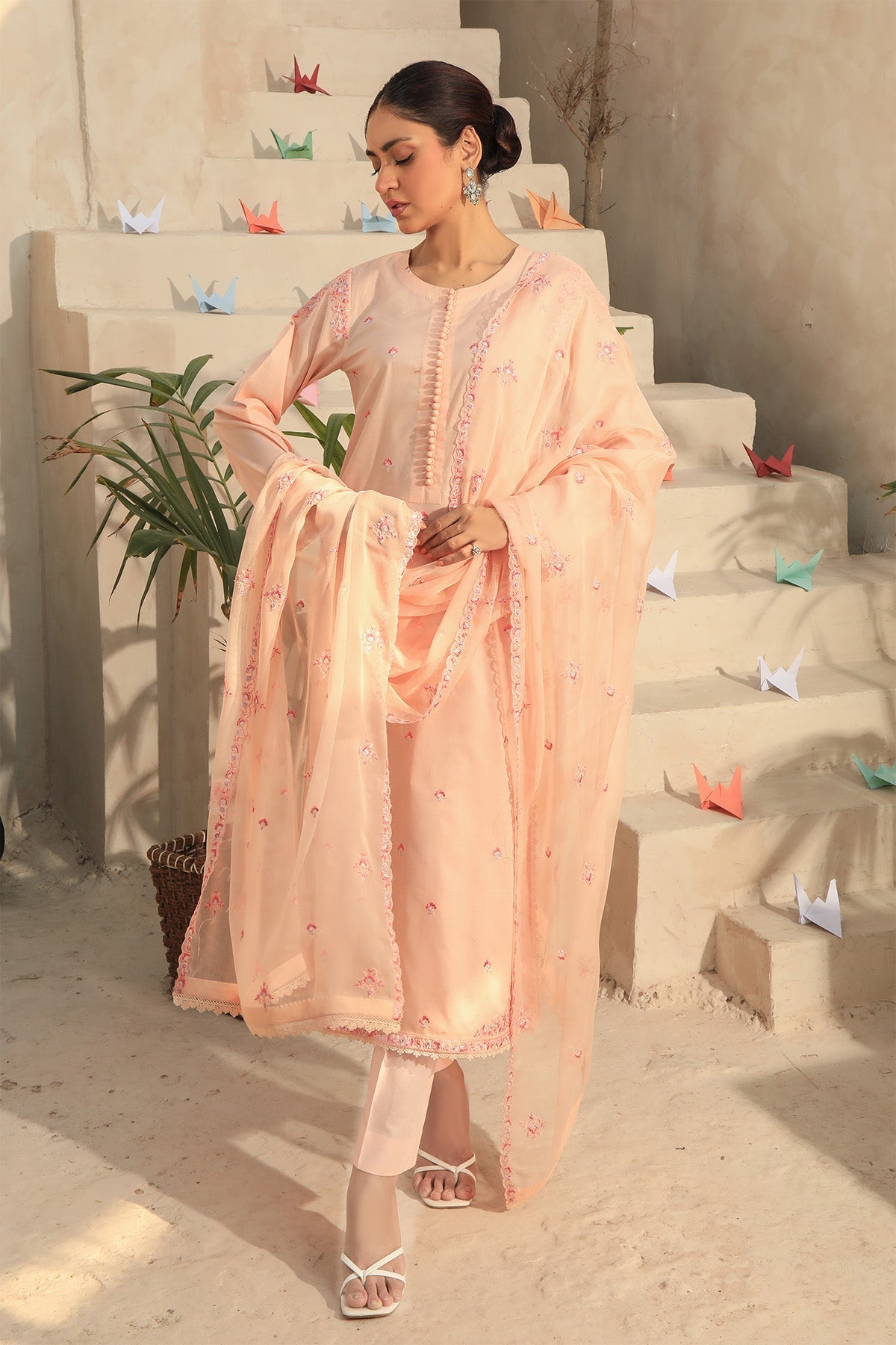 Najia Zia Unstitched 3 Piece Emb Lawn Collection'2025-Wonder