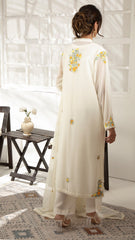 Chic Chiffon By Najia Zia Stitched 3 Piece Chiffon Collection'2025-DAFFODILS