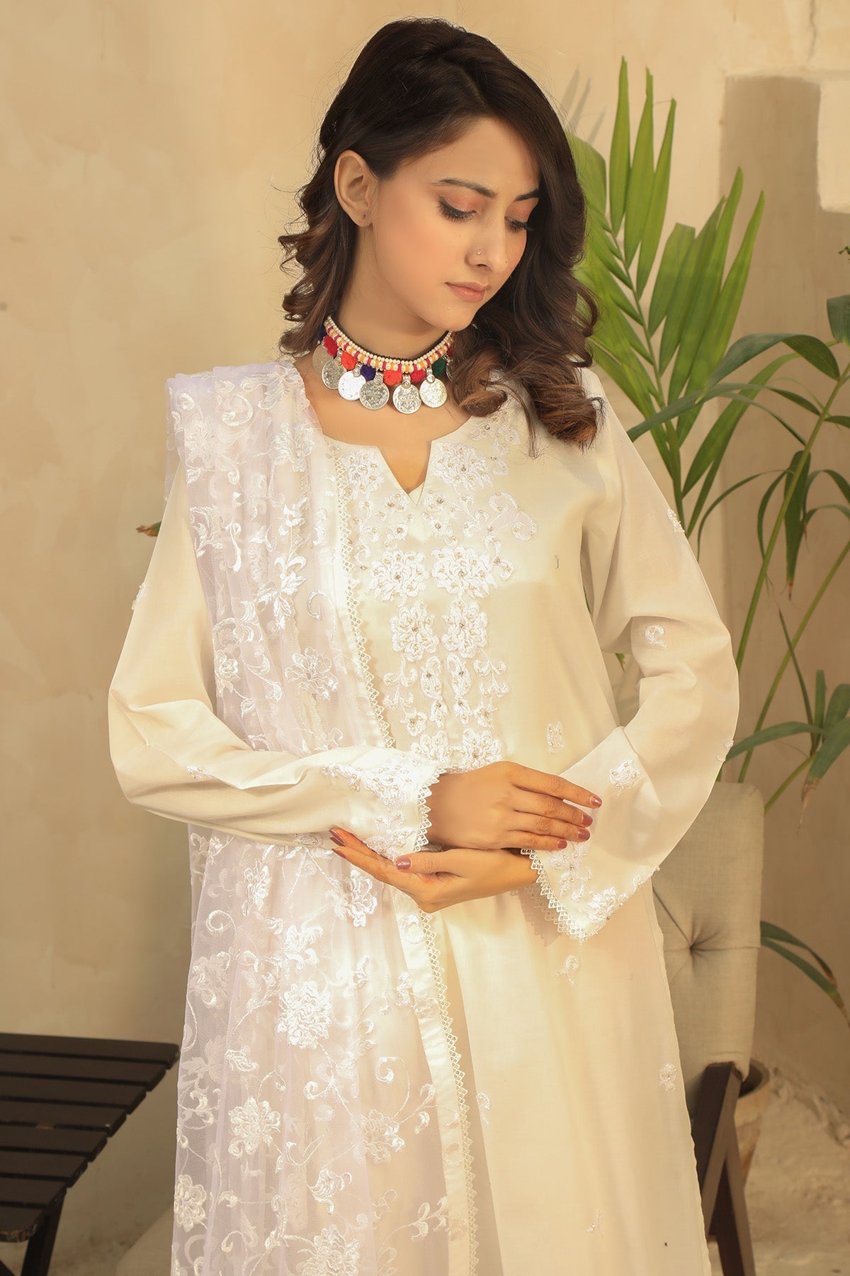 Najia Zia Unstitched 3 Piece Emb Lawn Collection'2025-Pretty