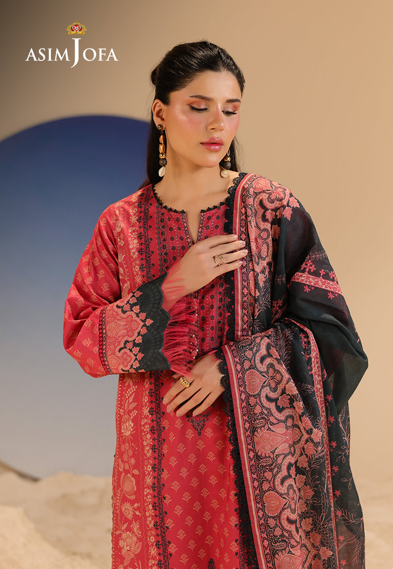 Rhapsody By Asim Jofa Unstitched 3 Piece Summer Collection'2025 Ajubu-34
