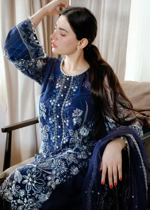 Meeral Stitched 3 Piece Luxury Formals Pret Collection'2025-Meeral - Meena - Meeral Luxe