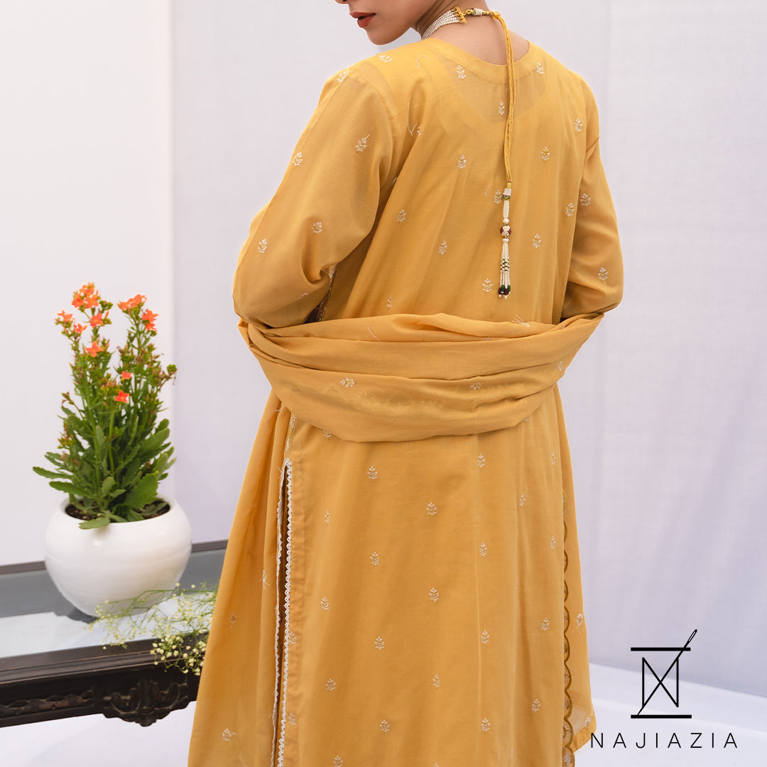 Najia Zia Unstitched 3 Piece Lawn Collection'2025-Jaal