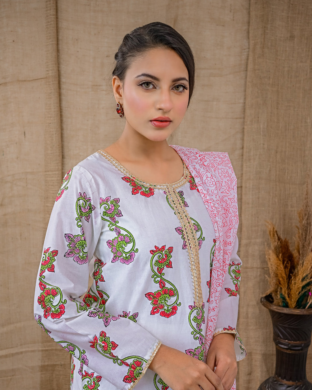 Ayla Studio Stitched Luxury Collection'2025-Asbp-106 Dobby Spring 3Pcs