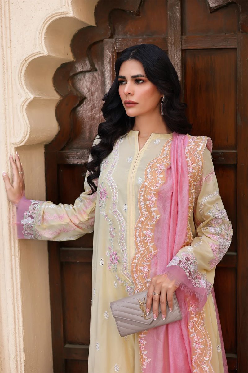 Tabeer By Mariam Malik Stitched 3 Piece Summer Collection'2025-Zynah