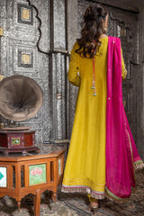 Zaaviay Eid Edit Stitched Dhaani (Three Piece)