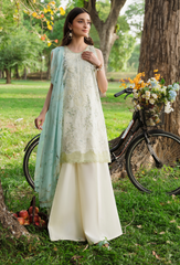 Summer Breeze By Humdum Unstitched 3 Piece Printed Emb Lawn Collection'2025-D-09
