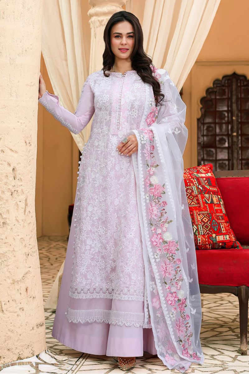 Tabeer By Mariam Malik Stitched 3 Piece Summer Collection'2025-Floret