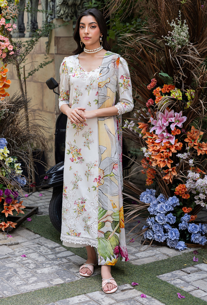 Eden Garden By Humdum Stitched 3 Piece Lawn Chapter 2 Collection'2025-D-09