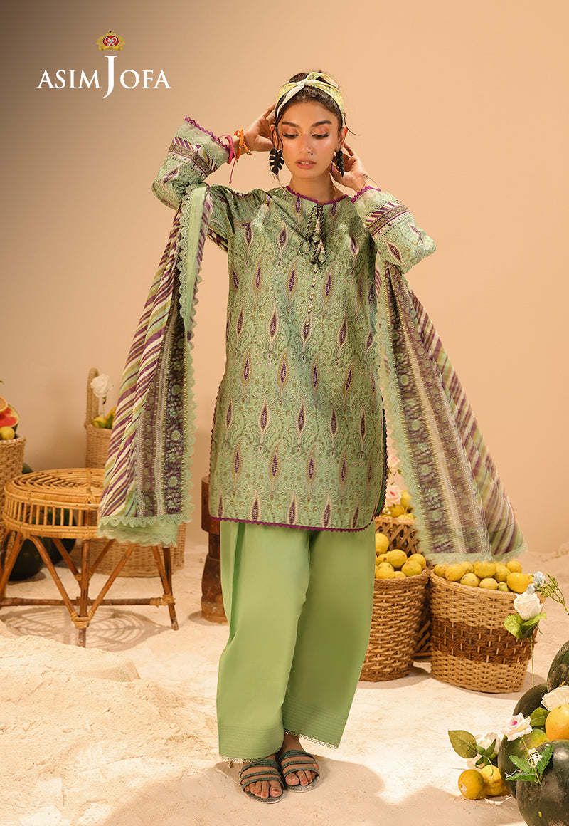 Rhapsody By Asim Jofa Unstitched 3 Piece Summer Collection'2025 Ajubu-31