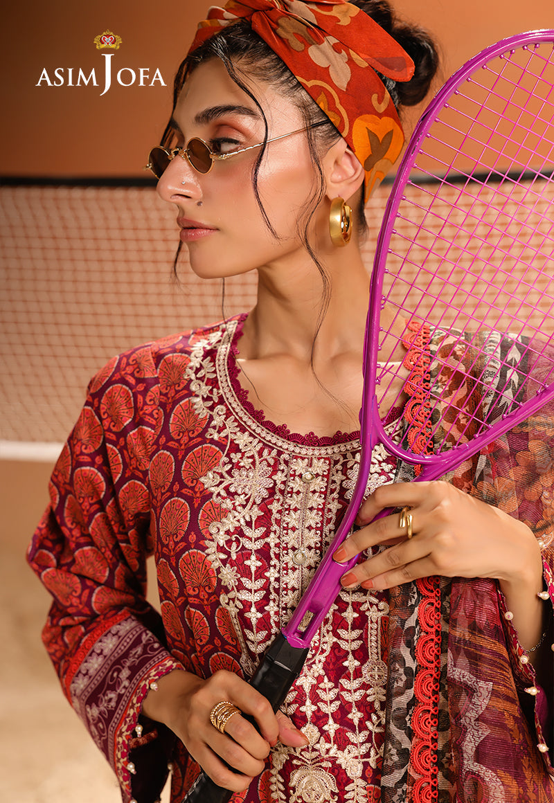 Rhapsody By Asim Jofa Unstitched 3 Piece Summer Collection'2025 Ajubu-26