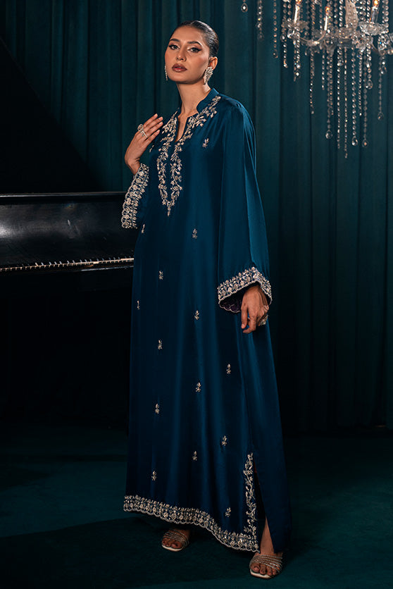 Lux Edit By Zaaviay Stitched Maharani Kaftan (One Piece)