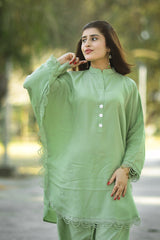 Urban Cut 2 Piece Cotton Embellished  Co- Ord Set