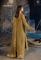 Asim Jofa LUXURY FESTIVE DROP 2 Ajlf-15 Embroidered Chiffon 3 Pcs