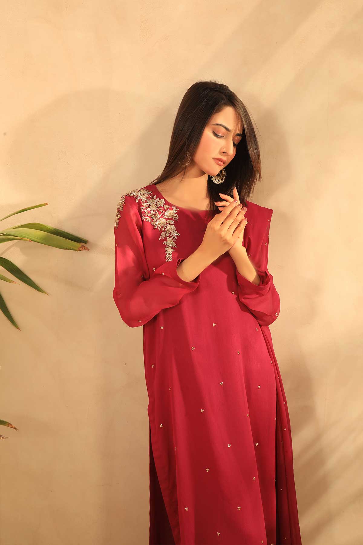 Najia Zia Stitched 2 Piece Festive Collection'2025-Charisma