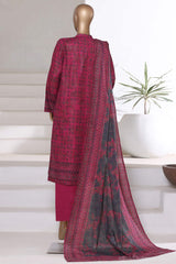Sada Bahar Stitched 3 Piece Printed Khaddar Vol-01 Collection'2025-KD-PR-6249-Atishi