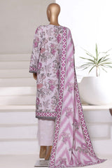 Sada Bahar Stitched 3 Piece Printed Khaddar Vol-01 Collection'2025-KD-PR-6253-Purple